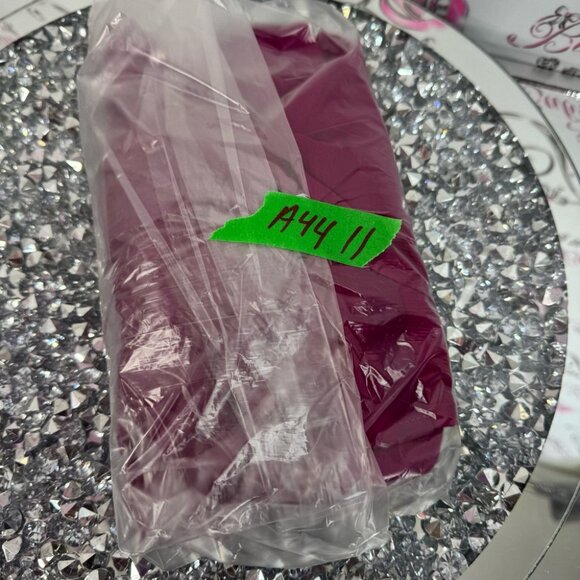 American Apparel chiffon long sleeve cardigan Magenta Button Down Shirt - Picture 8 of 8